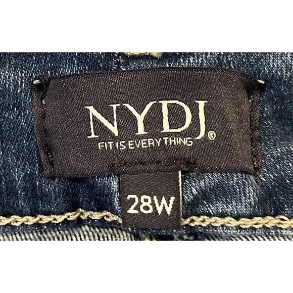 NYDJ Not Your Daughters Jeans Plus Size 28 28W Straight Leg Marilyn Stretch New - Picture 8 of 11